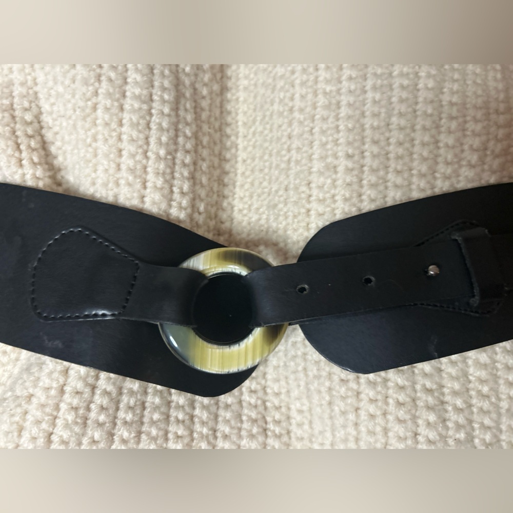 Olsen wide leather belt - Picture 8 of 11